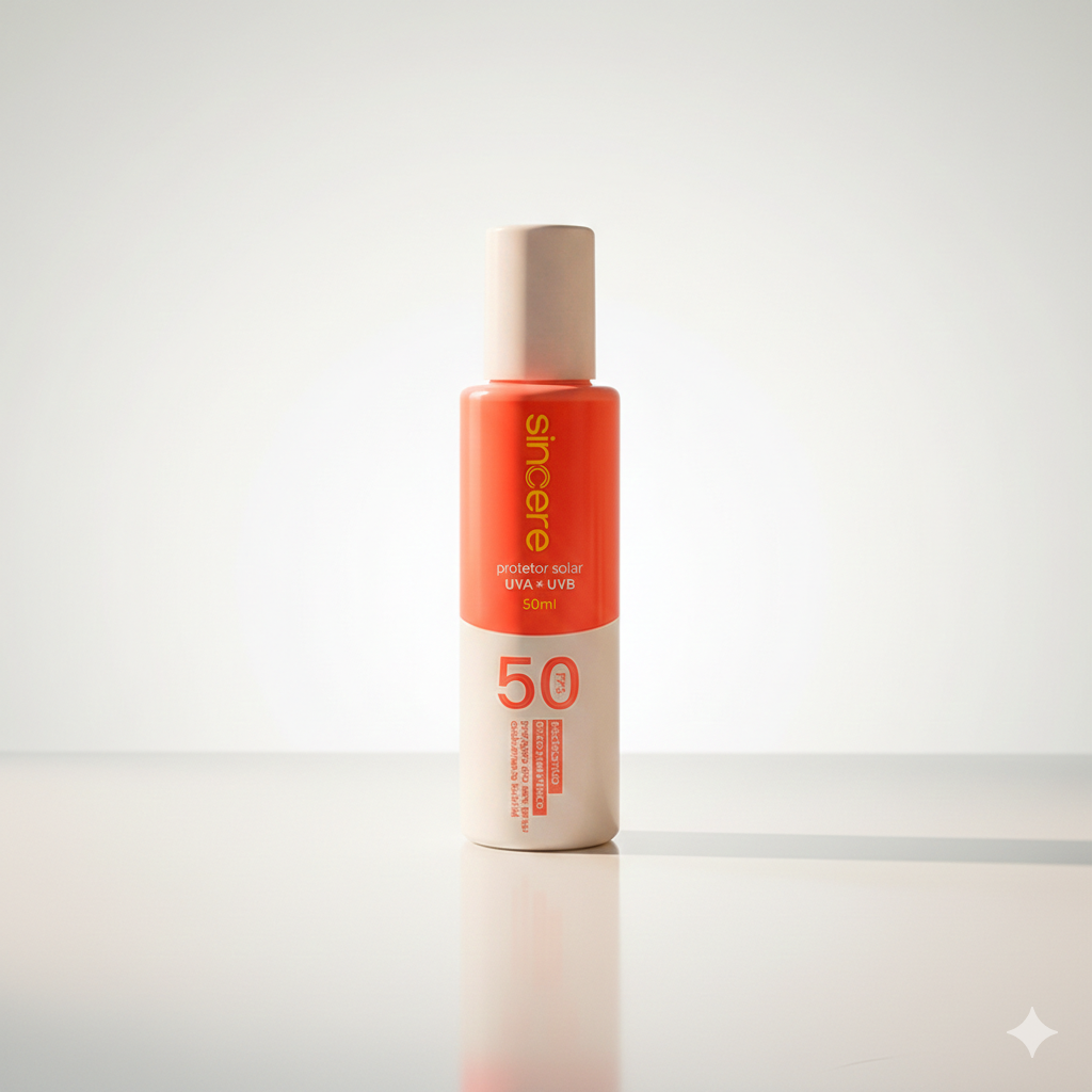 fluido antioxidante facial com FPS 50 + FPUVA 23,5