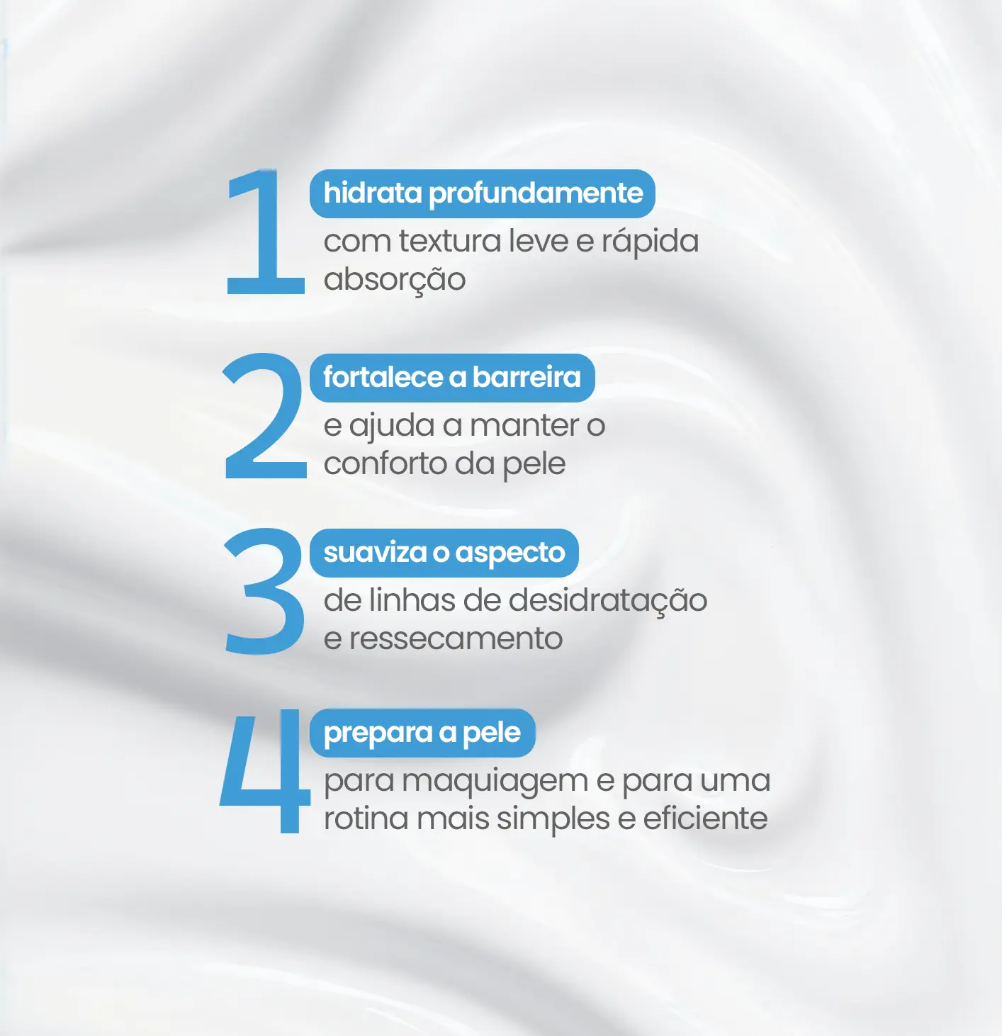 hidratante facial ultraleve com ácido hialurônico 50g
