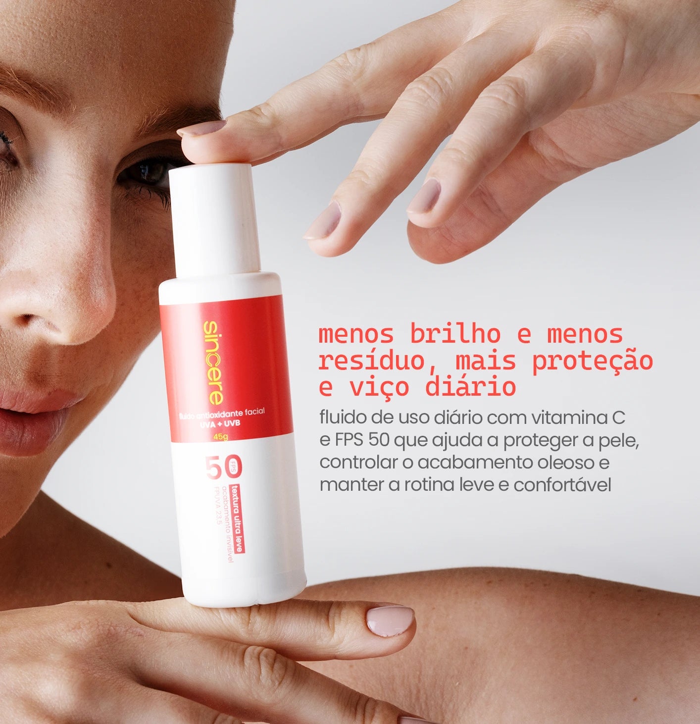 Escuto diário: Fluido antioxidante facial com vitamina C