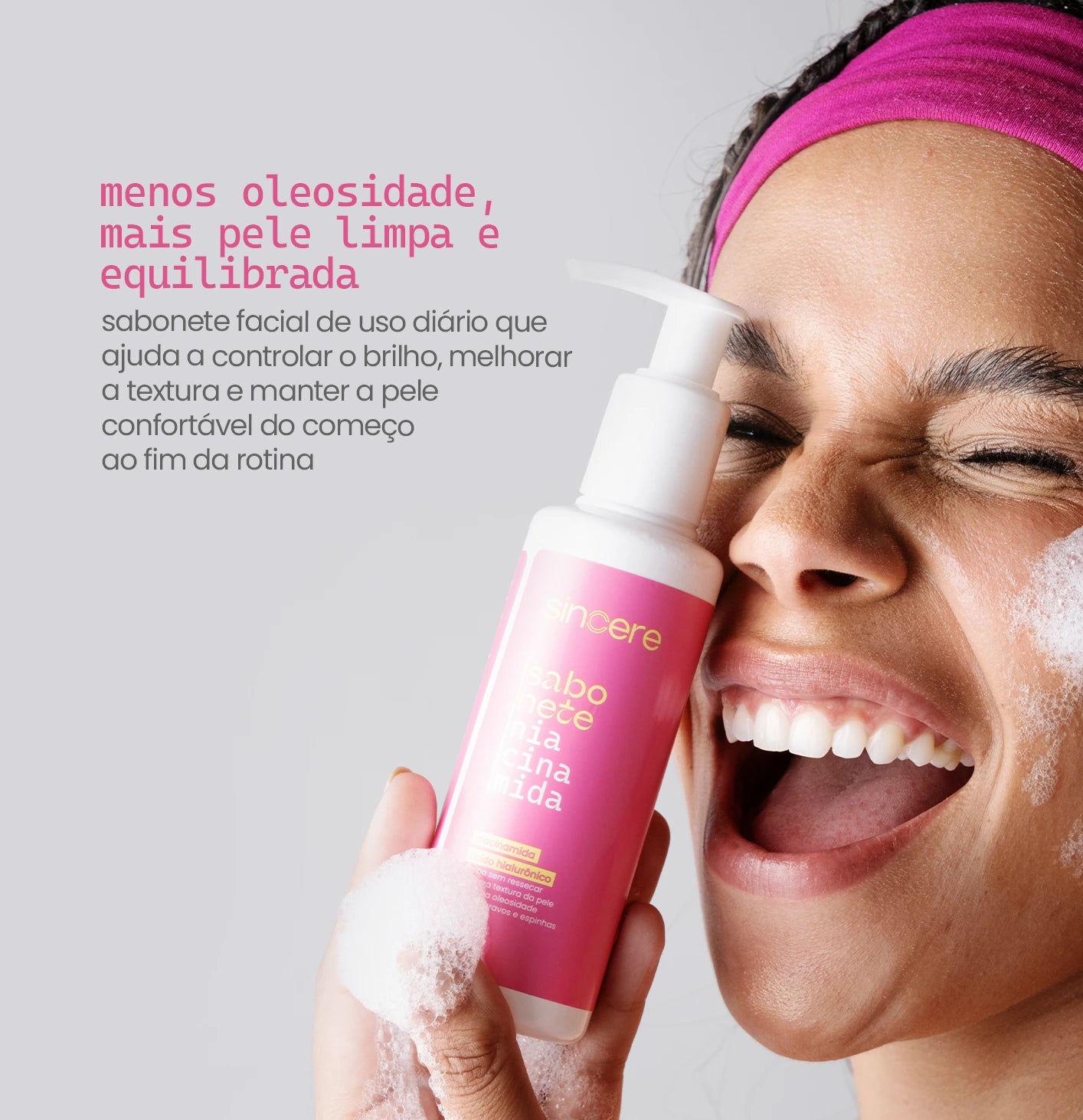 sabonete facial com niacinamida 130g